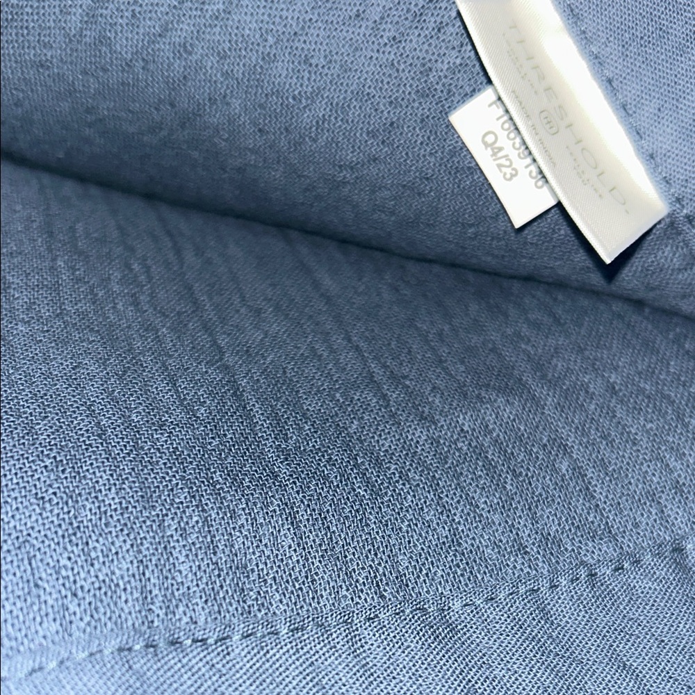 Threshold F/Q Luxe Matelasse Coverlet Slate Blue, Lightweight - Picture 7 of 11